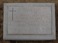 Struma Military Cemetery - Clarke, C E